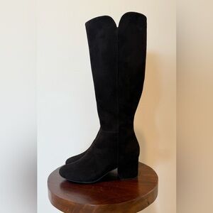 1960’s Style Black Suede Gogo Boots
